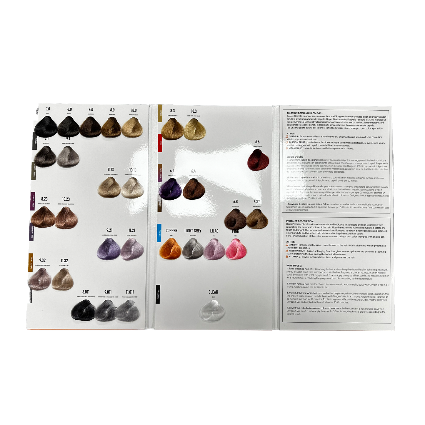 Demi Liquid Color Swatch Book | Gama