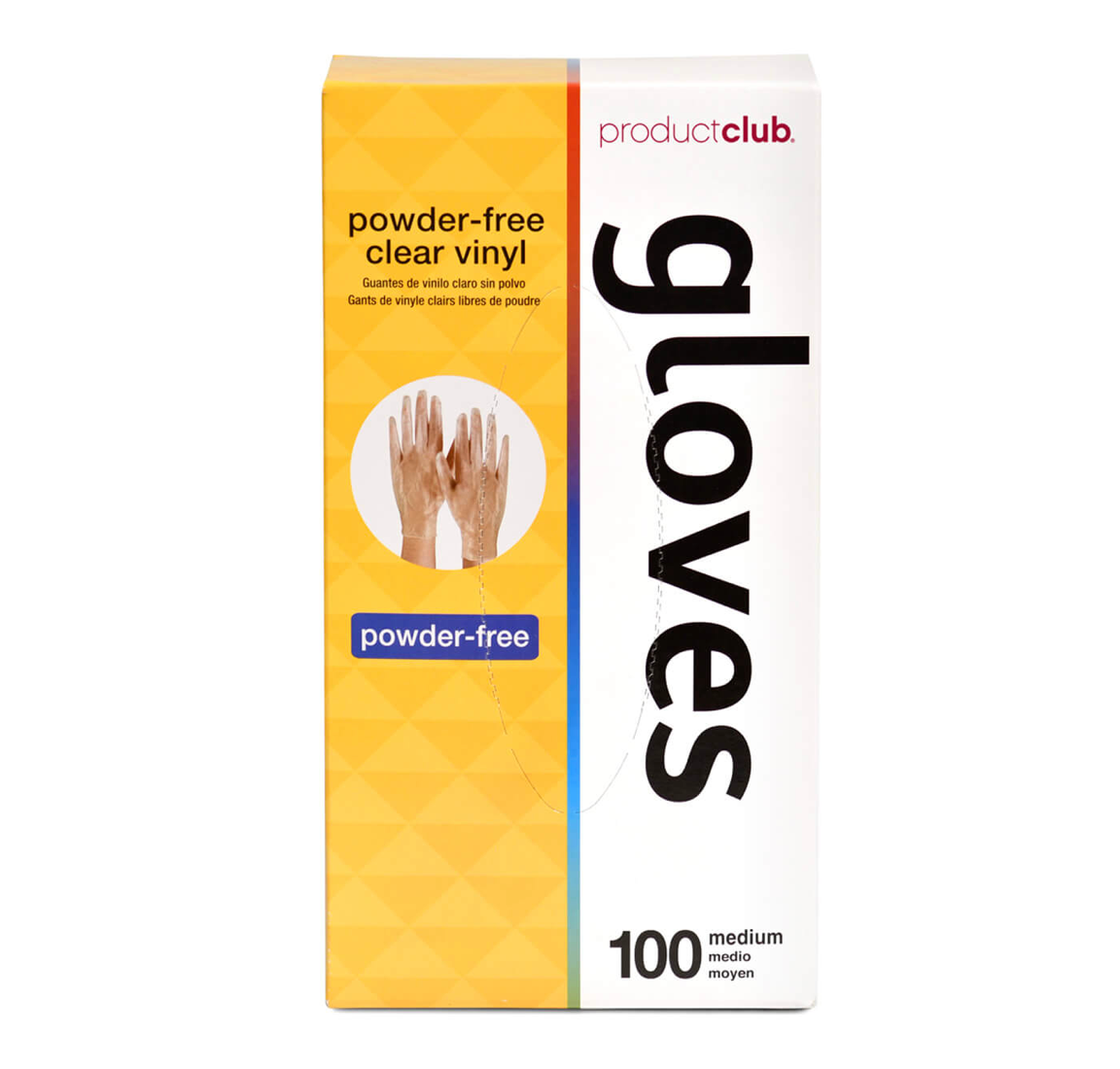 POWDER FREE CLEAR VINYL GLOVES - 100 CT. BOX
