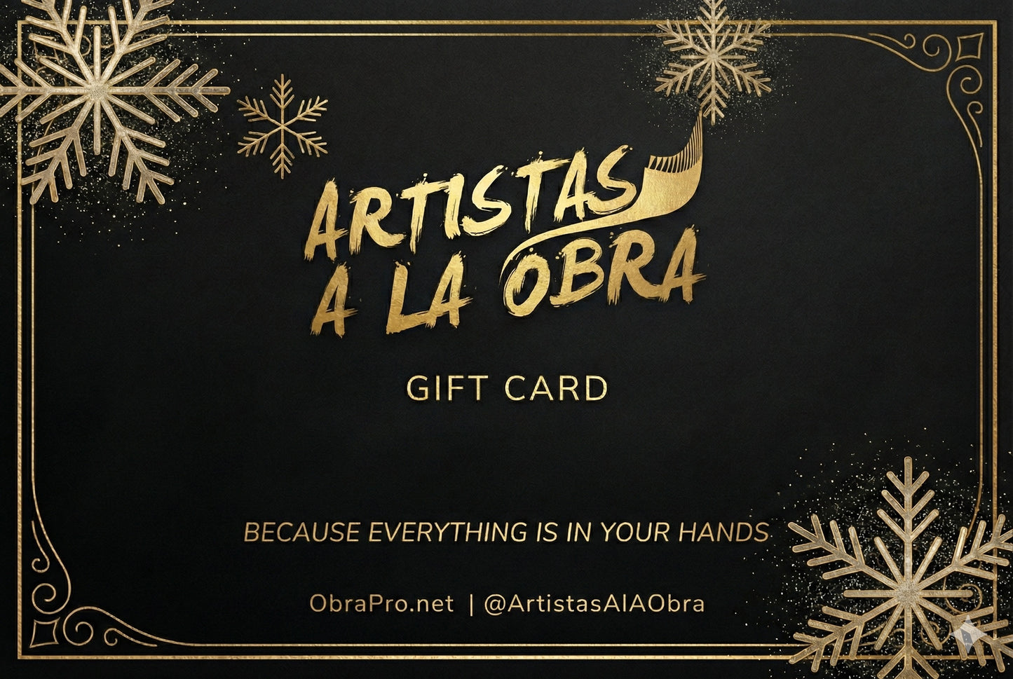 Artistas a la Obra Gift Card
