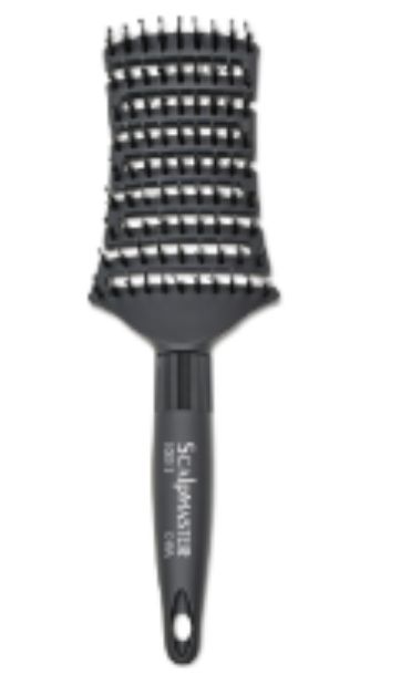 Flexible detangling brush