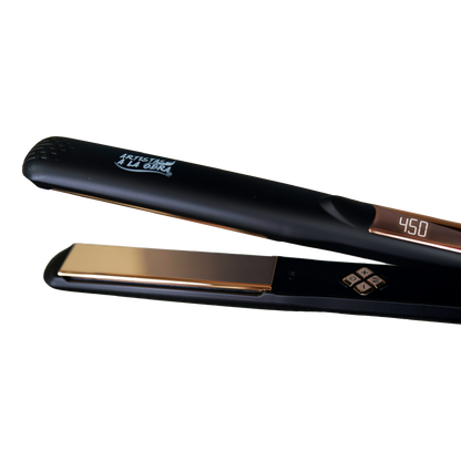 Nano Titanium Flat Iron - 1 inch with Digital LED Display