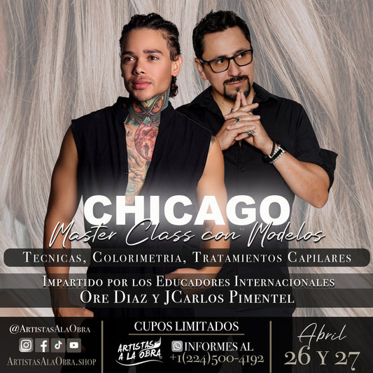 Ore Diaz y JCarlos Pimentel - Master Class con Modelos en Chicago - Abril 26 y 27.