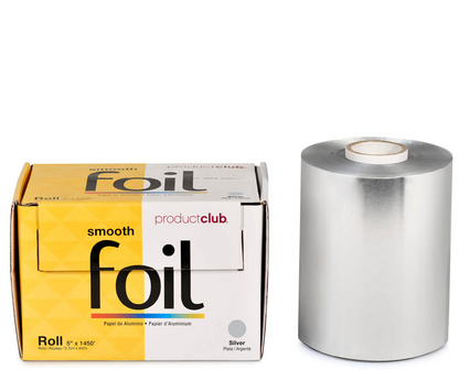 5" X 1450' ECONOMY SMOOTH ROLL FOIL - SILVER