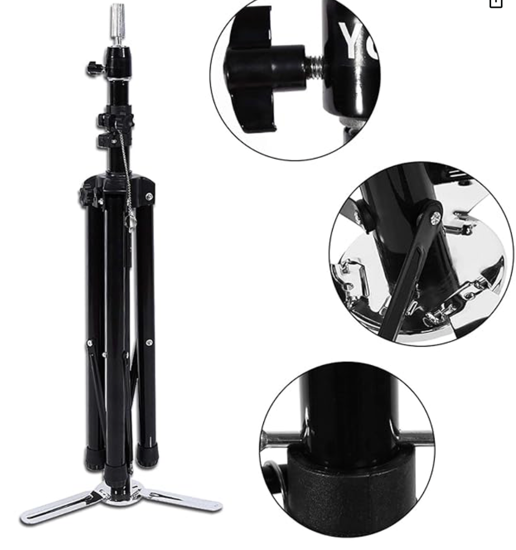 Mannequin Tripod with Foot Paddles