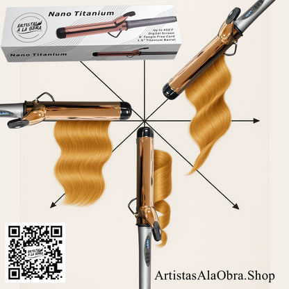 Professional Hair Iron 450°F with Smoothing Lamination Leave-In Treatment