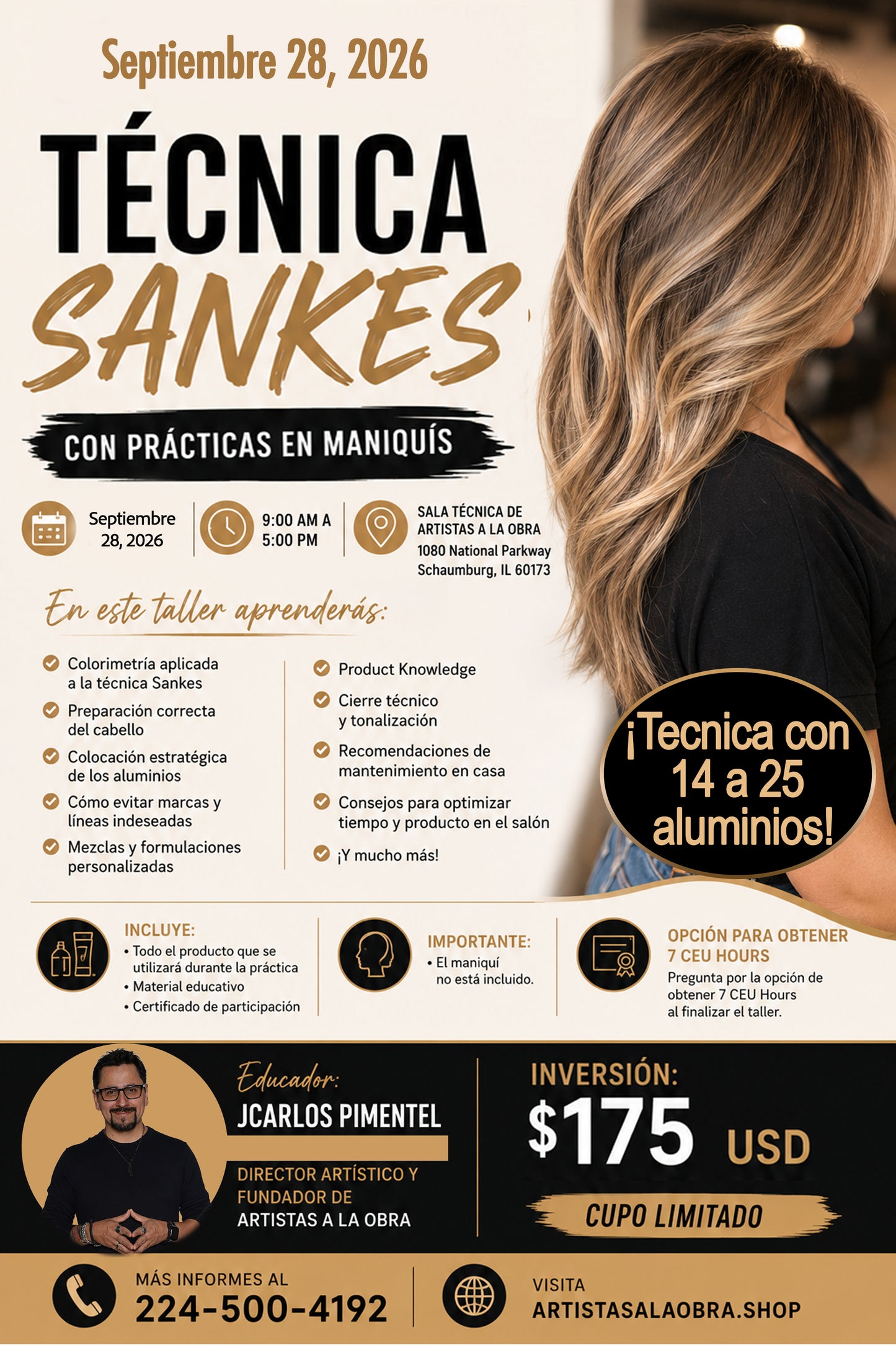 TECNICA SANKES – PRACTICA EN MANIQUIS - Septiembre 28, 2026