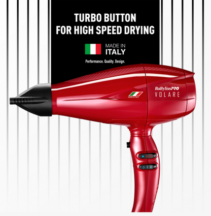 BABYLISS PRO VOLARE RED FERRARI FULL SIZE DRYER